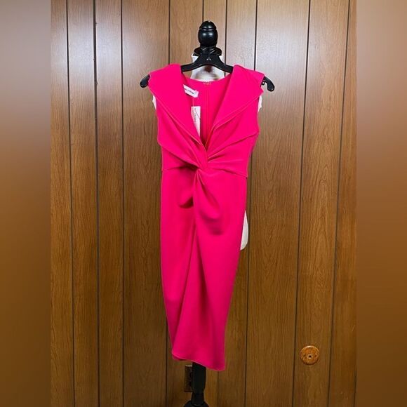 Prabal Gurung Lily Twist-Front Midi Dress size 0 - Picture 10 of 13